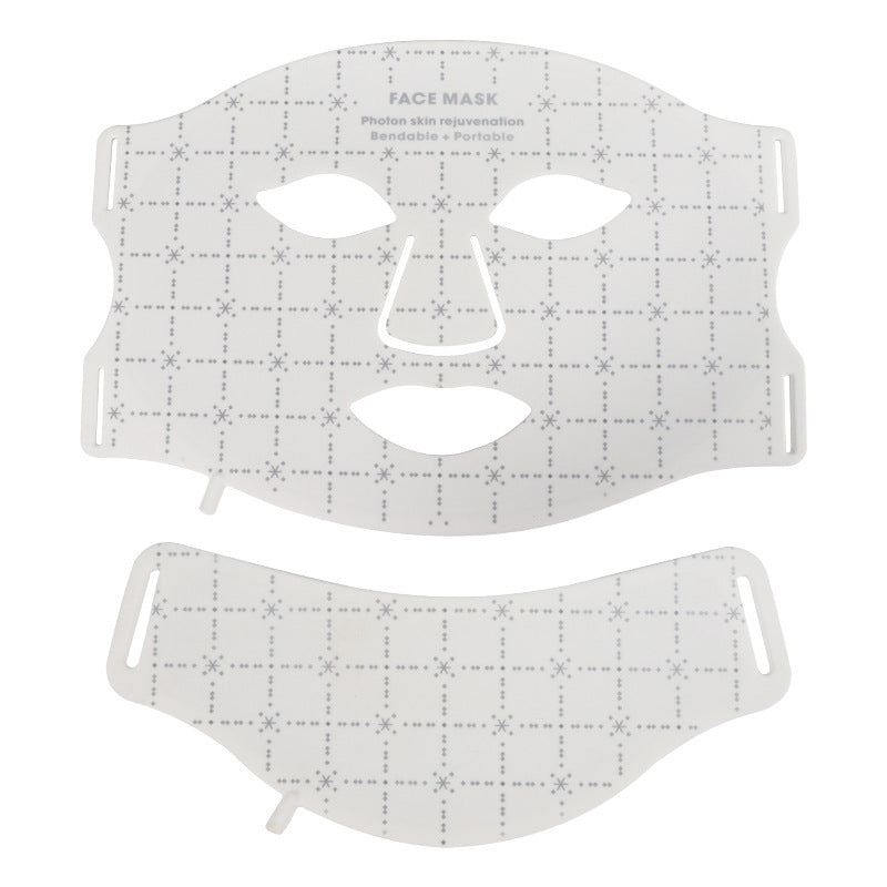 Mascarilla LED 7 colores fototerapia facial recargable