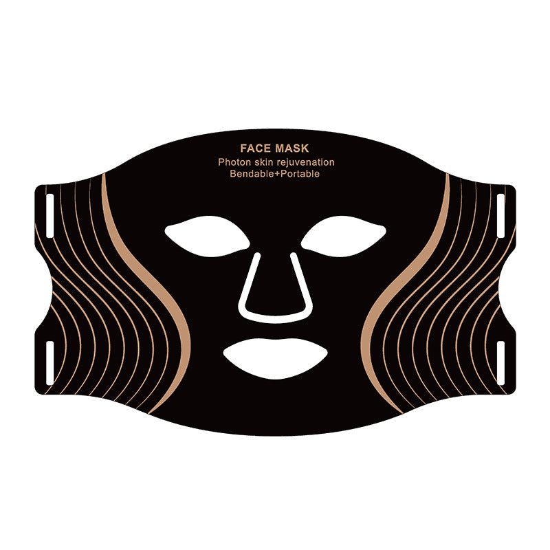 Mascarilla LED 7 colores fototerapia facial recargable