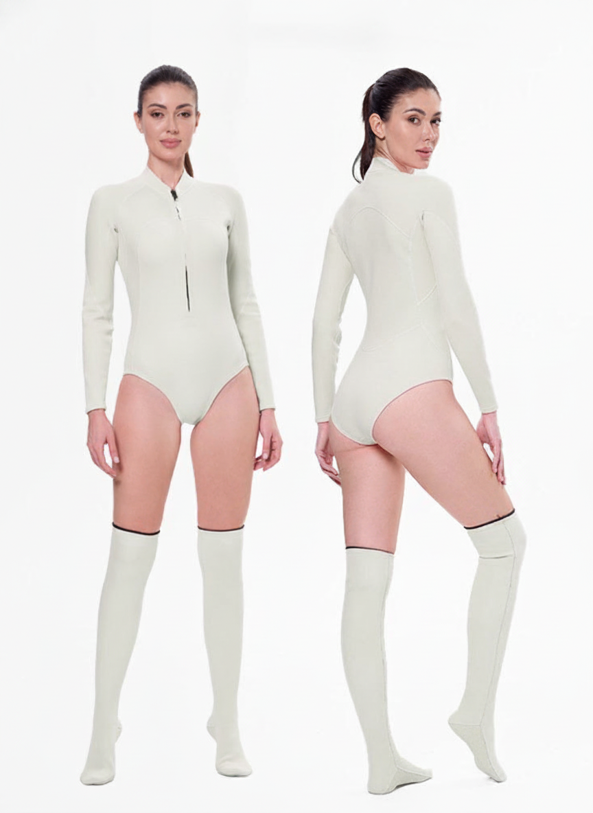 Traje de Neopreno Mujer Surf y Buceo Térmico - 1
