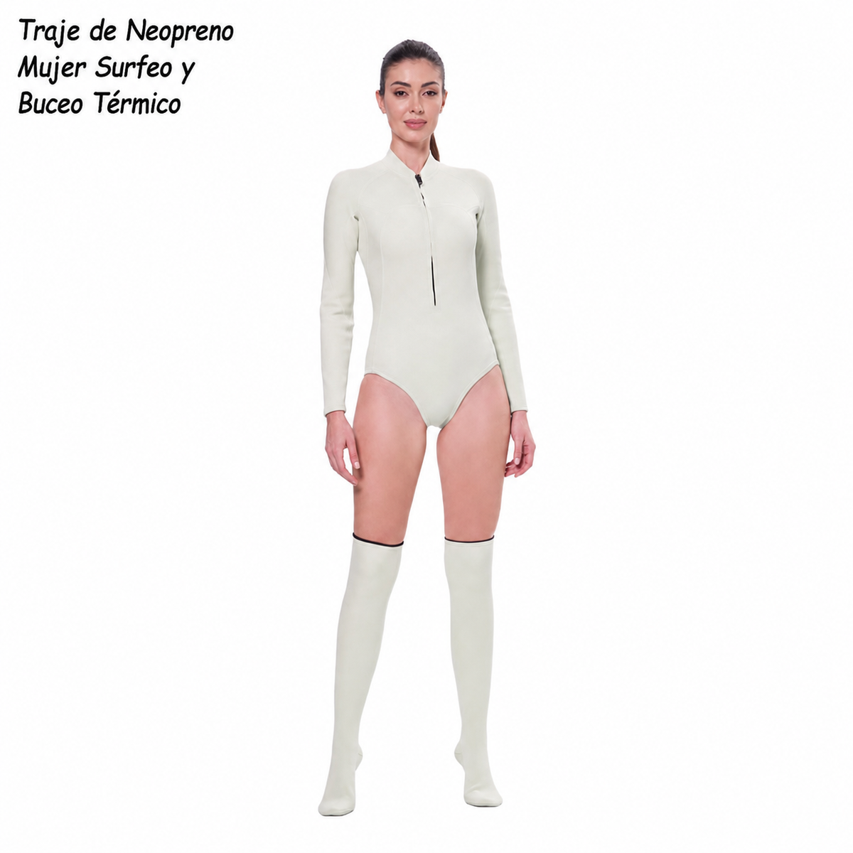 Traje de Neopreno Mujer Surf y Buceo Térmico - 9