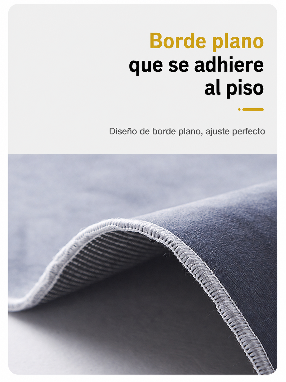 Tapete Nórdico Antiderrapante de Felpa para Sala y Recámara - 14