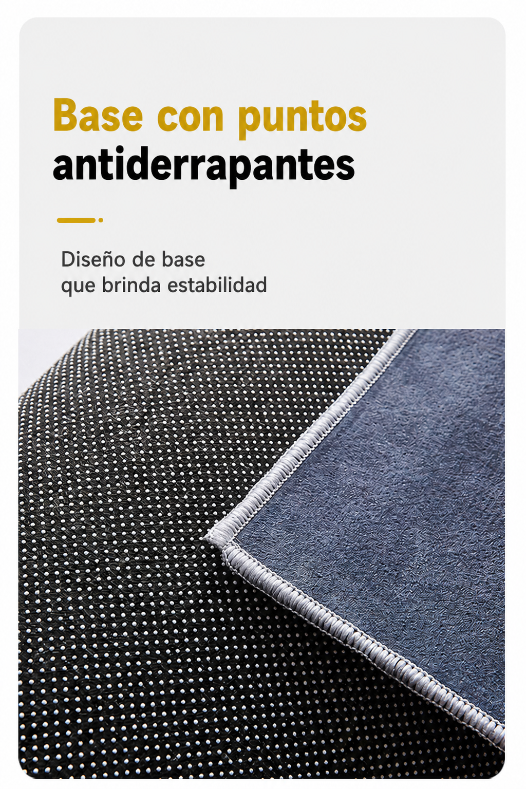 Tapete Nórdico Antiderrapante de Felpa para Sala y Recámara - 15
