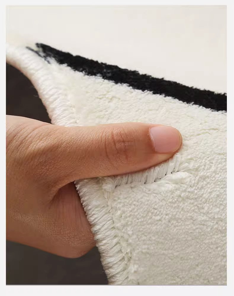 Tapete de peluche tipo cachemira estilos geométricos - 15