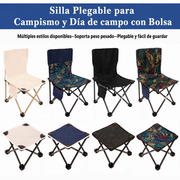 Silla Plegable para Camping y Picnic con Bolsa - 1