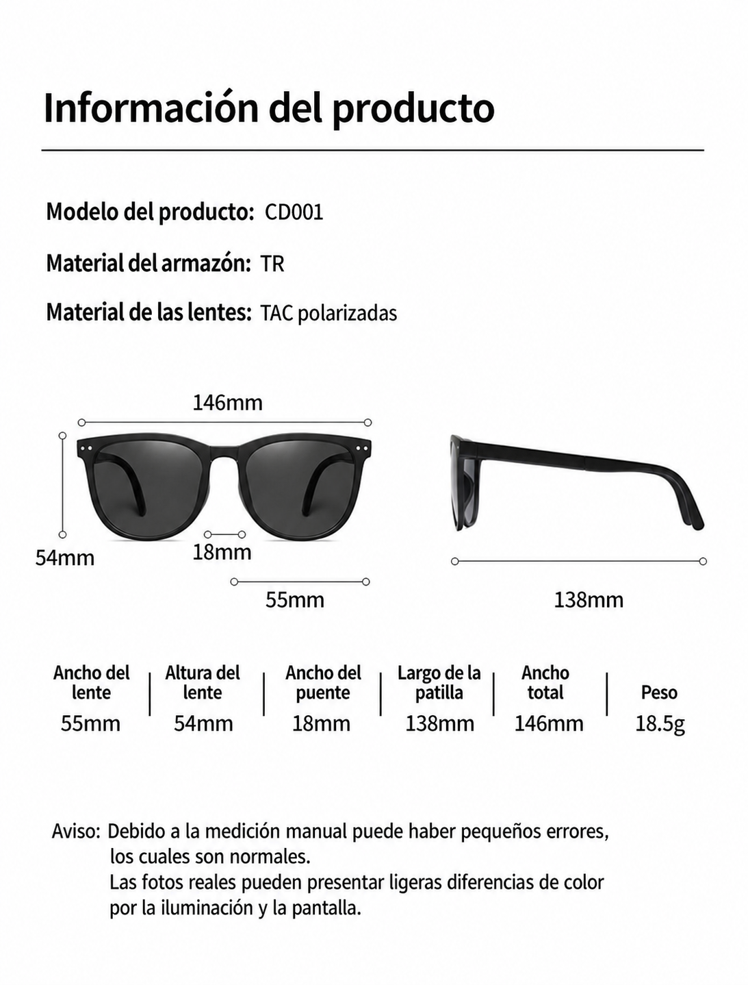 Lentes de Sol Polarizados Plegables Ojo de Gato UV400 - 11