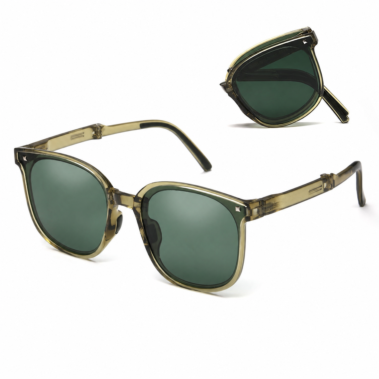 Lentes de Sol Polarizados Plegables Ojo de Gato UV400 - 8