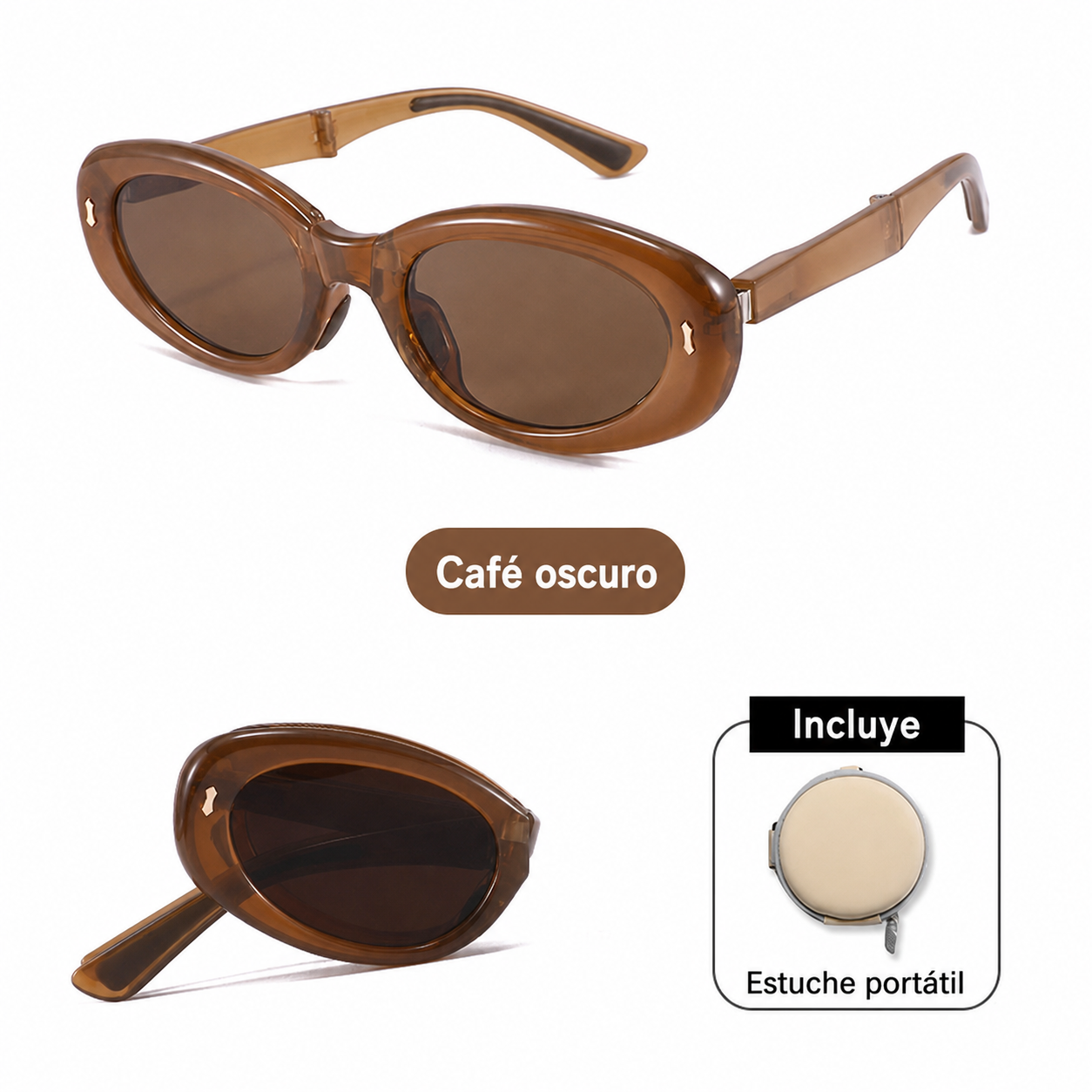 Lentes de Sol Polarizados Plegables Ojo de Gato UV400