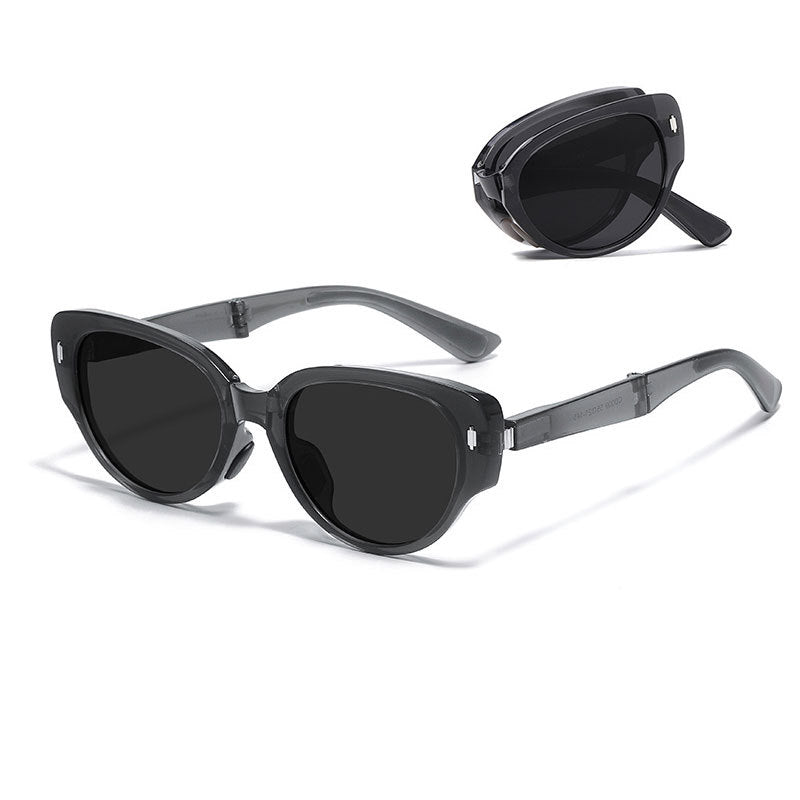 Lentes de Sol Polarizados Plegables Ojo de Gato UV400
