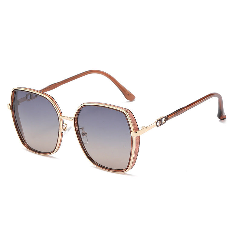 Lentes de Sol Cuadrados Marco Grande UV380 Moda - 5