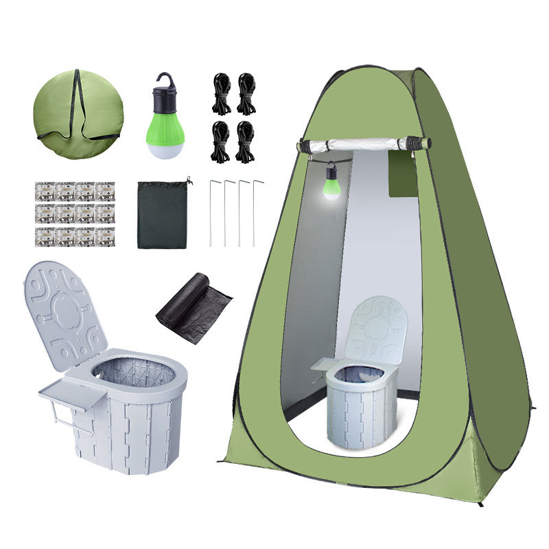 Carpa Privada Portátil para Baño y Cambio al Aire Libre - 2