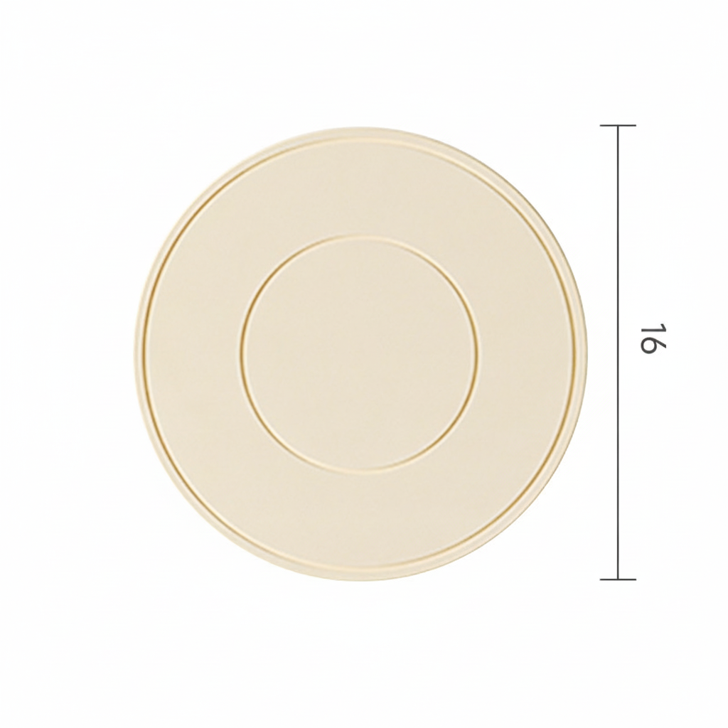 Individual de Mesa Redondo Anticalor PVC Minimalista - 6