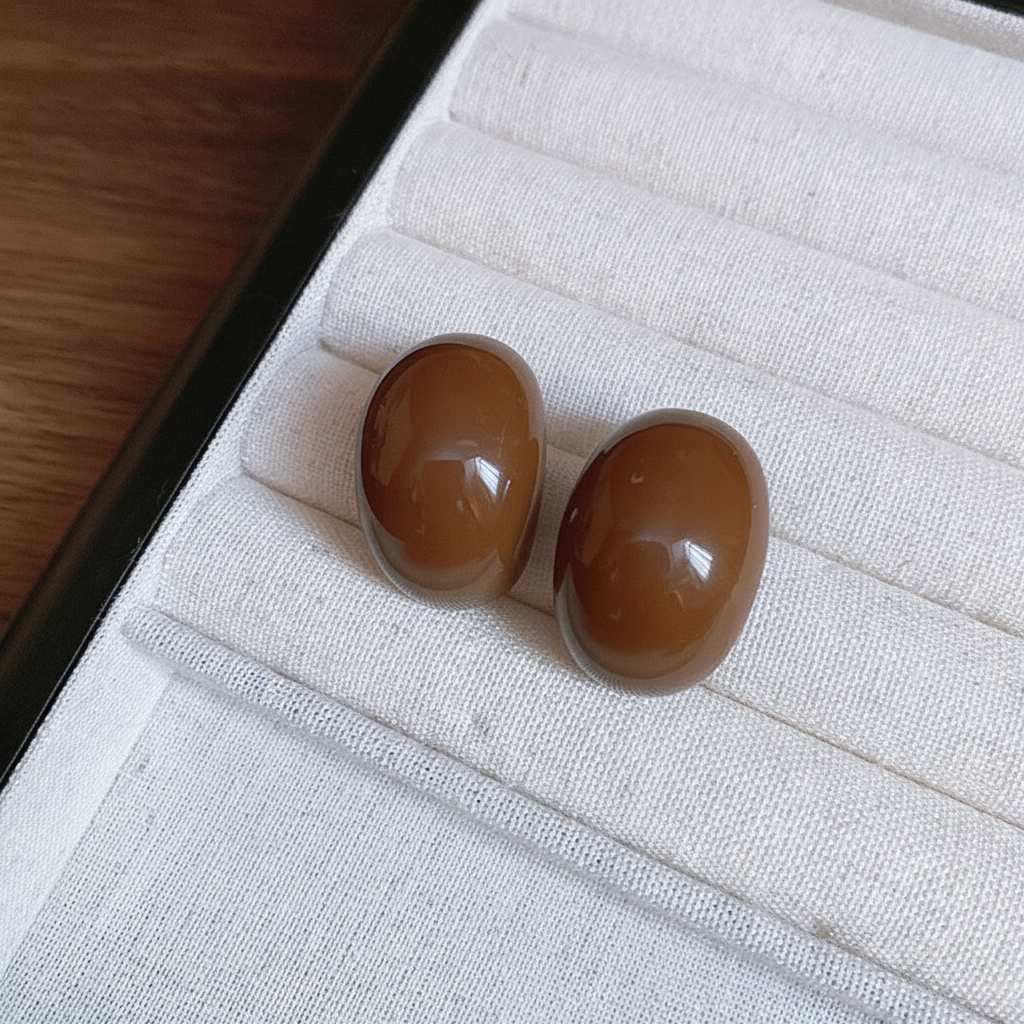 Aretes geométricos en C colores candy acero 925 - 10