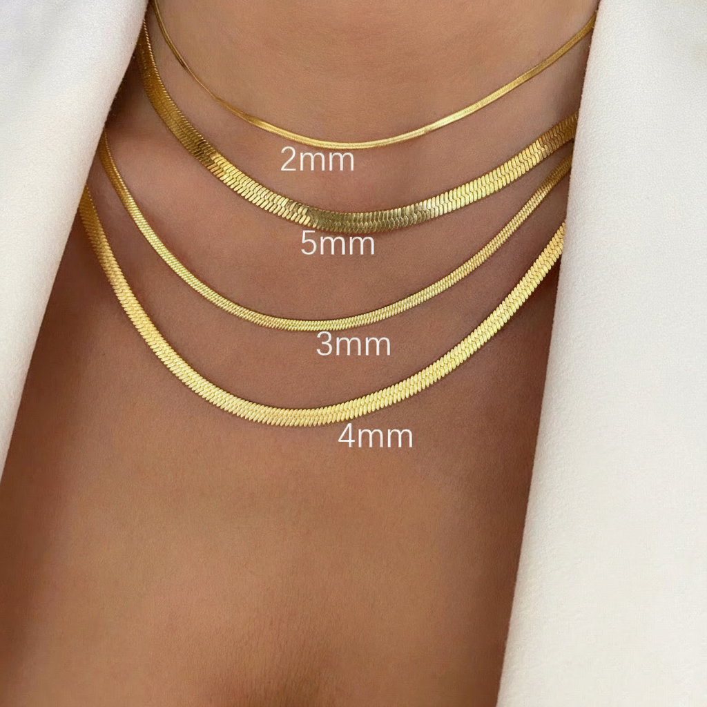 Collar cadena de lámina acero inoxidable unisex - 6