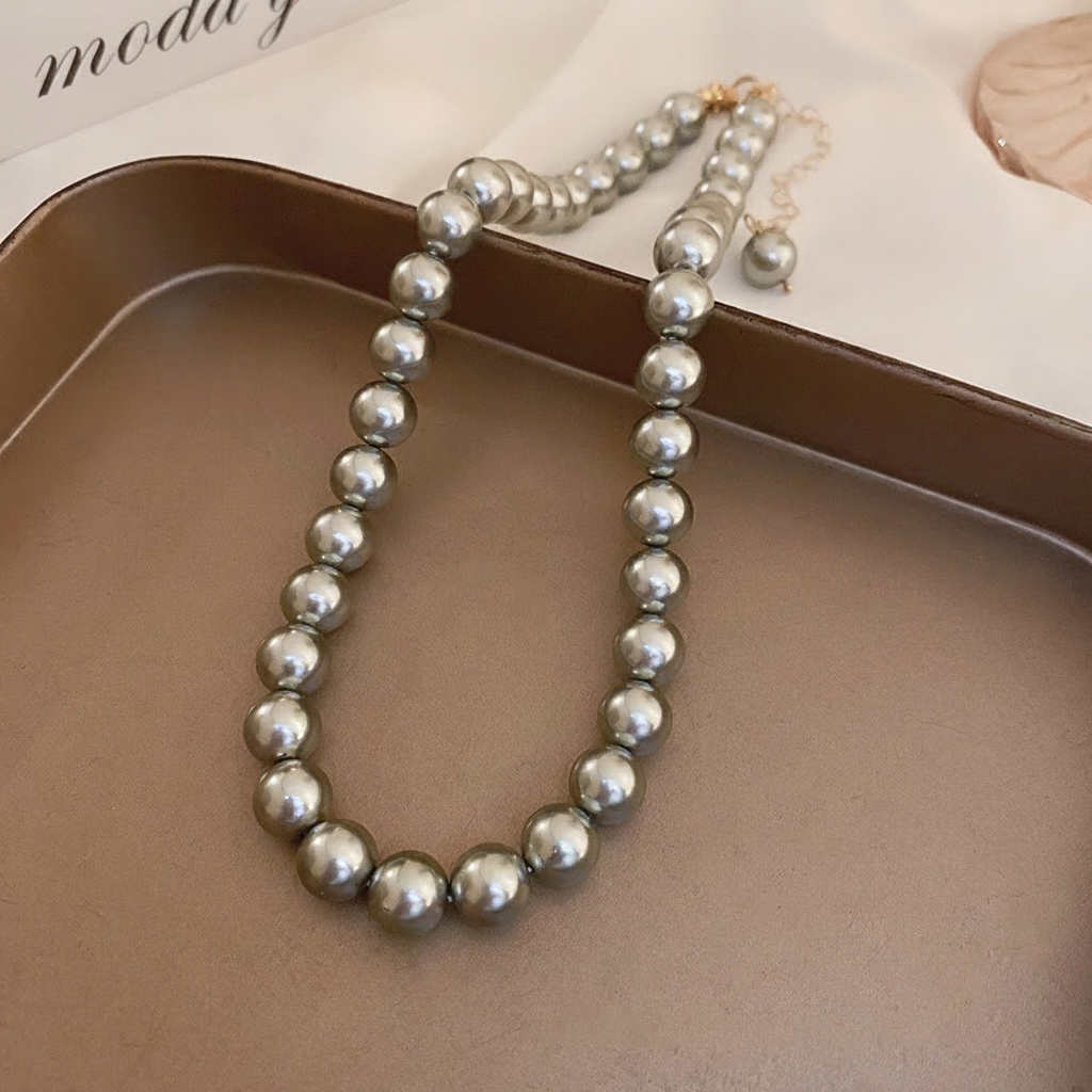Collar de perlas francés vintage estilo romántico - 6