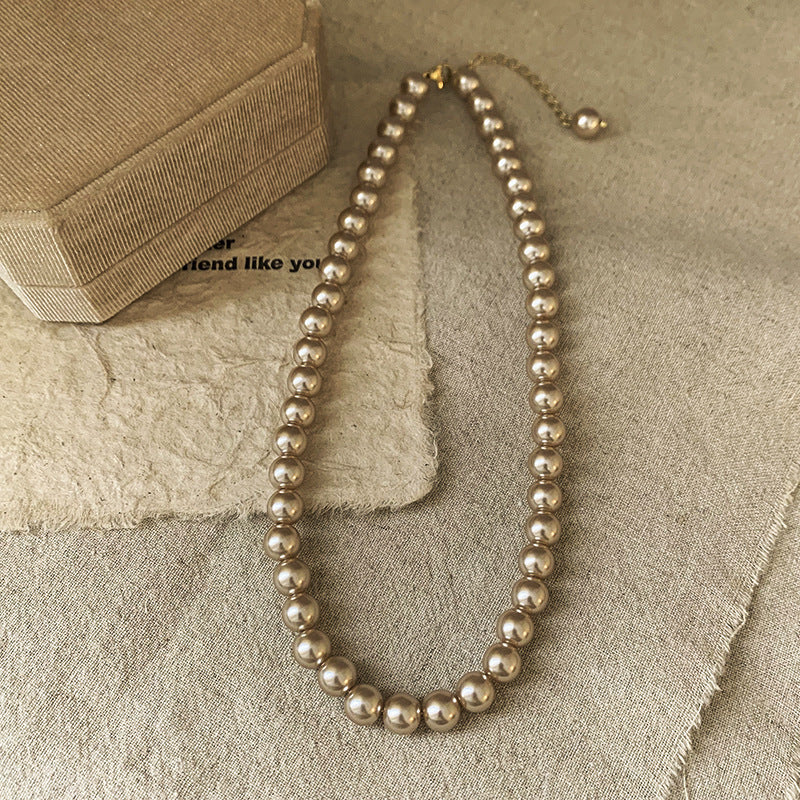 Collar de perlas francés vintage estilo romántico