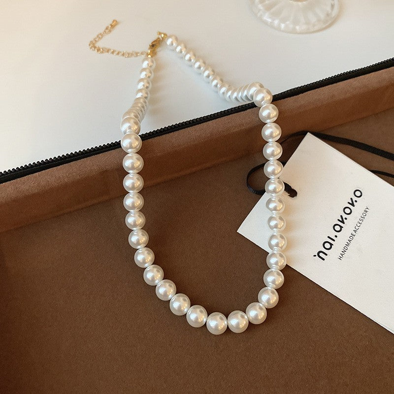 Collar de perlas francés vintage estilo romántico