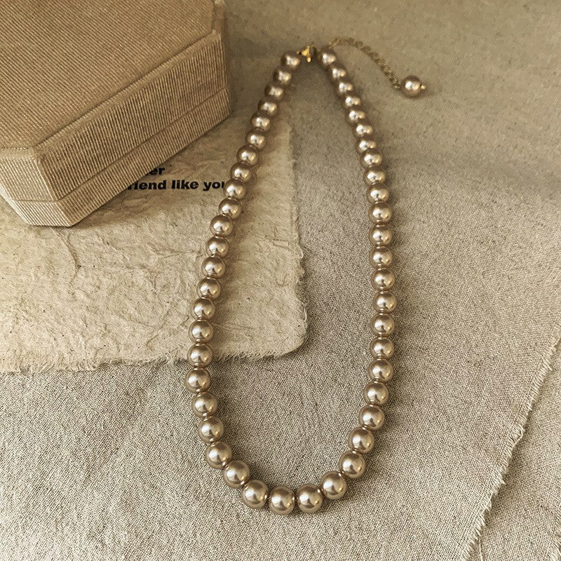 Collar de perlas francés vintage estilo romántico