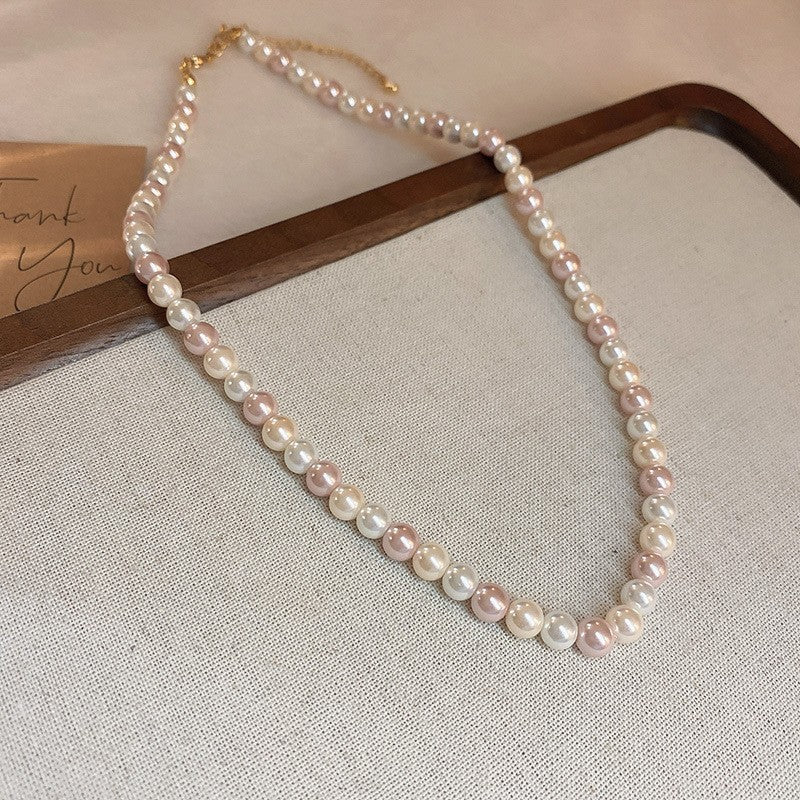 Collar de perlas francés vintage estilo romántico