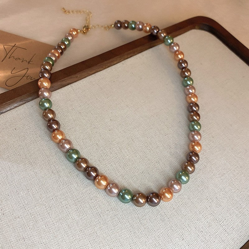 Collar de perlas francés vintage estilo romántico