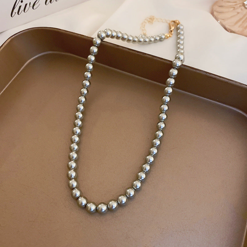 Collar de perlas francés vintage estilo romántico