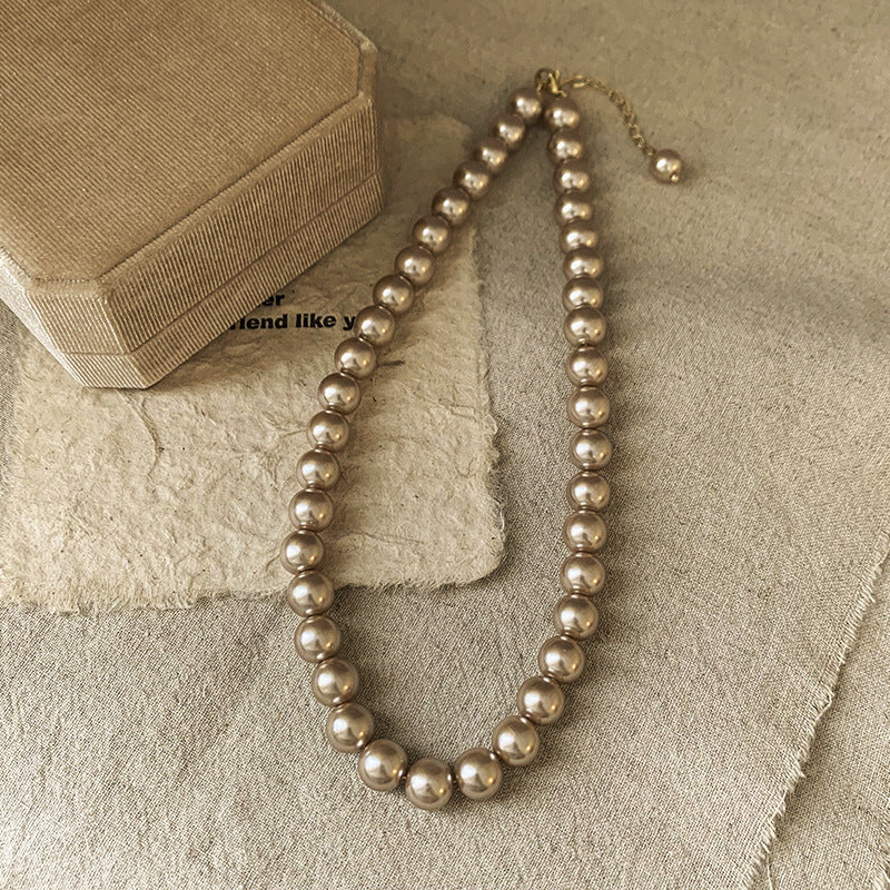 Collar de perlas francés vintage estilo romántico