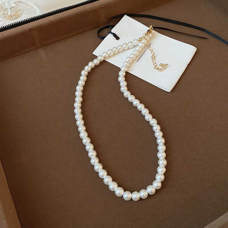 Collar de perlas francés vintage estilo romántico