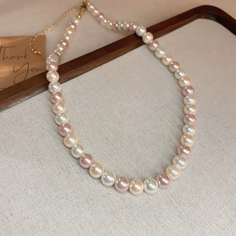 Collar de perlas francés vintage estilo romántico