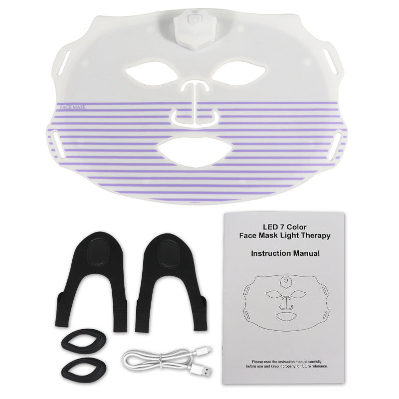 Mascarilla LED Facial de Fototerapia con Luz Infrarroja