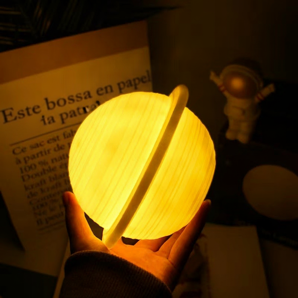 Lámpara Luna y Planetas Decorativa con Luz Nocturna - 6