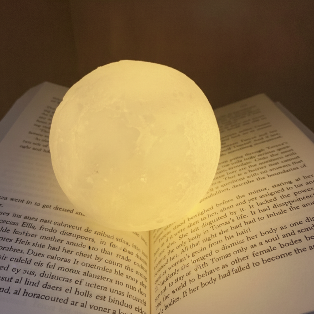 Lámpara Luna y Planetas Decorativa con Luz Nocturna - 7
