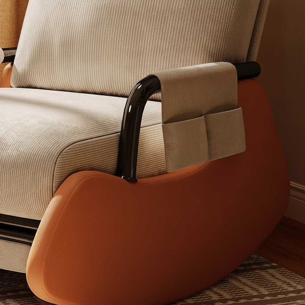 Sillón Reclinable Individual con Reposapiés Ajustable - 4