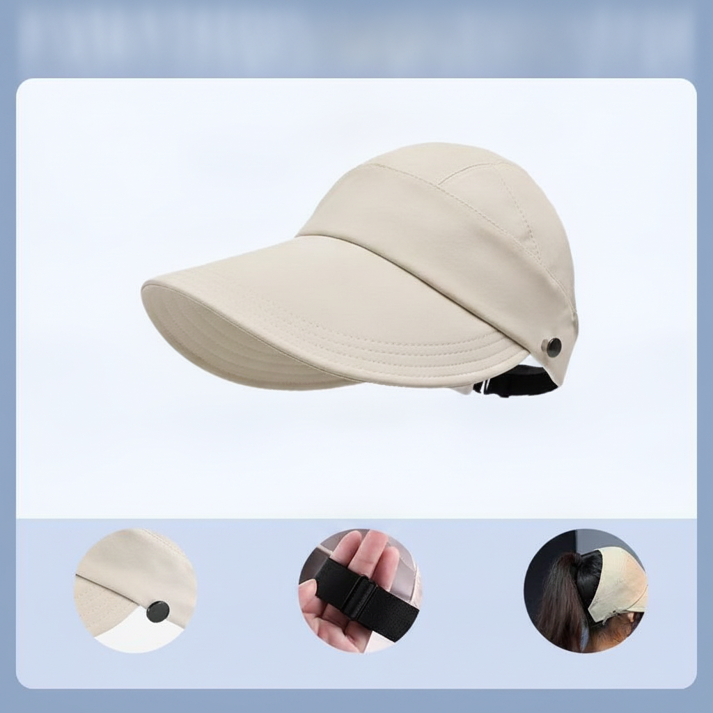 Gorra de visera para mujer con protección UV - 7