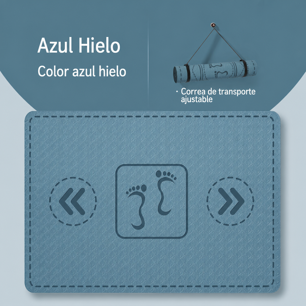 Tapete de Yoga TPE Extra Grande 200 cm Antideslizante