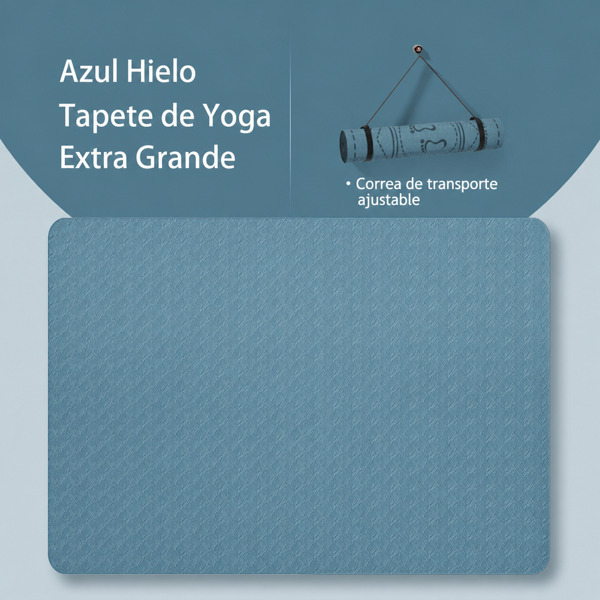 Tapete de Yoga TPE Extra Grande 200 cm Antideslizante