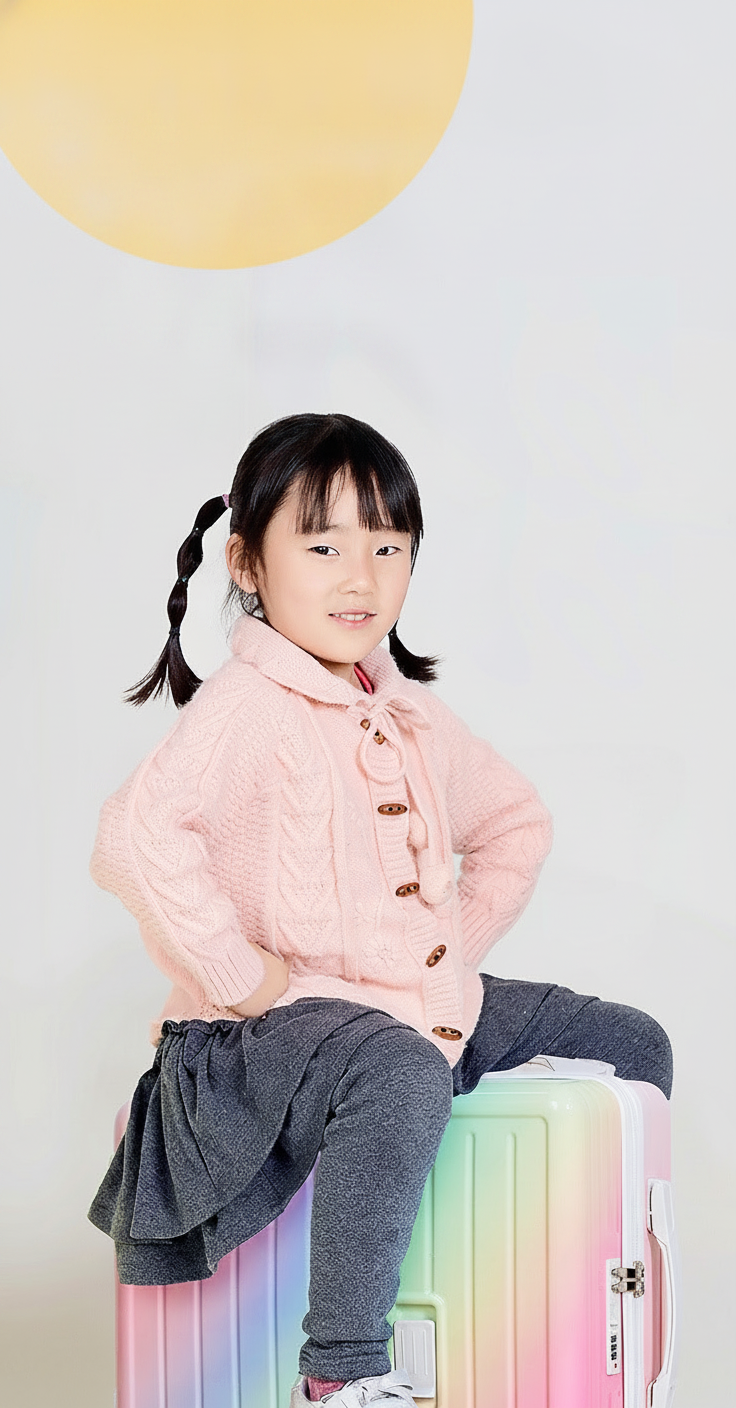 Maleta infantil montable con ruedas 6 rondanas PC - 8
