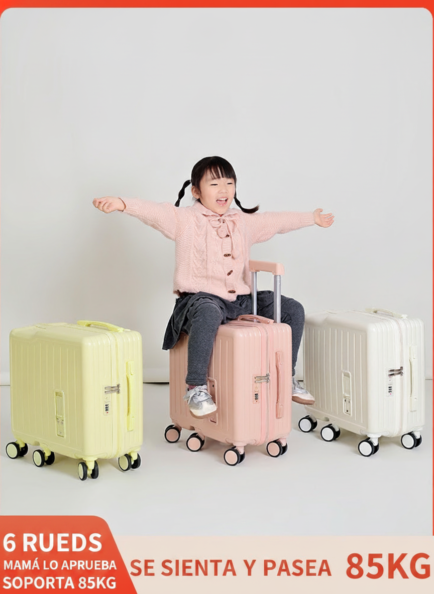 Maleta infantil montable con ruedas 6 rondanas PC - 2