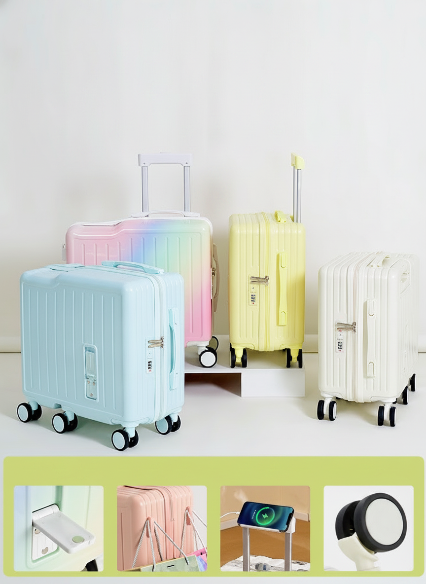 Maleta infantil montable con ruedas 6 rondanas PC - 3