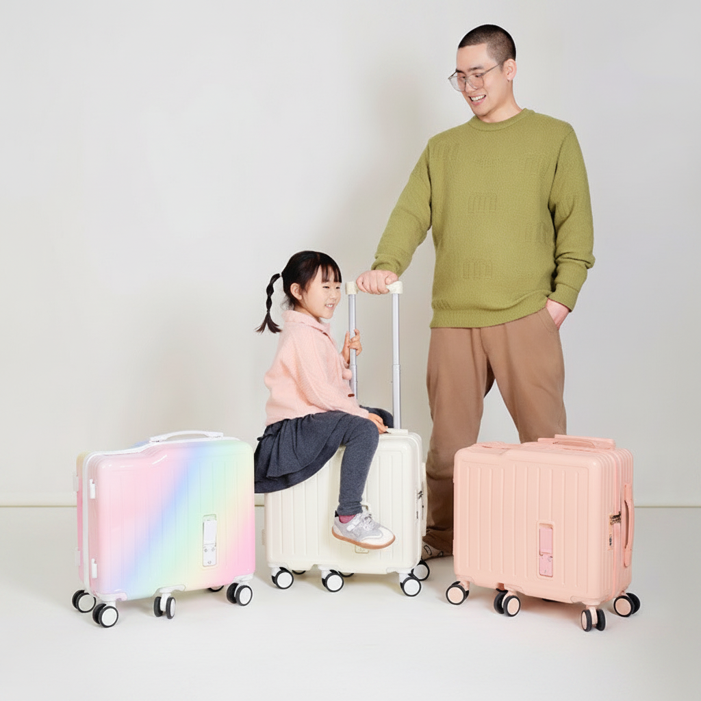 Maleta infantil montable con ruedas 6 rondanas PC - 4