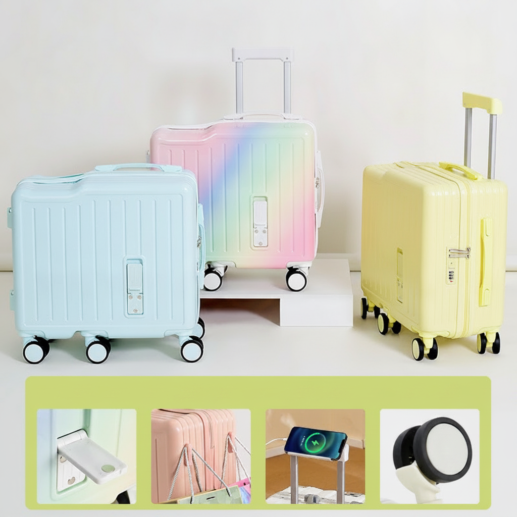 Maleta infantil montable con ruedas 6 rondanas PC - 6