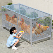 Jaula para gallinas y patos uso interior y exterior - 1