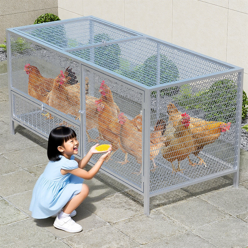 Jaula para gallinas y patos uso interior y exterior - 1
