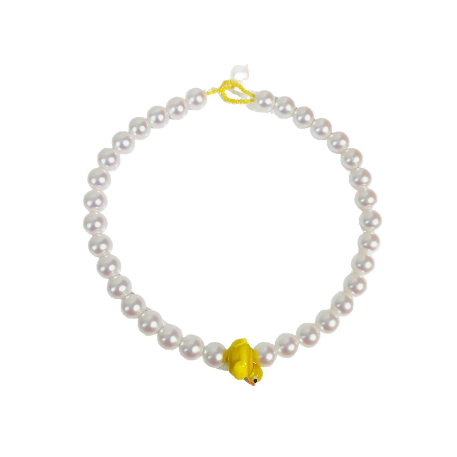 Set de Joyería Patito con Perlas | Aretes, Collar y Pulsera - 5