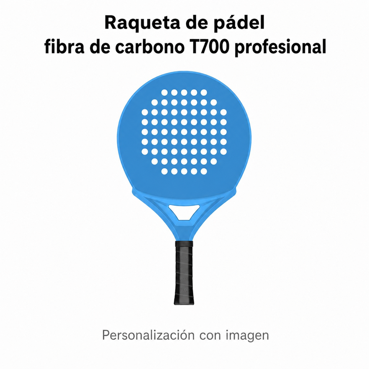 Raqueta de Pádel Fibra de Carbono T700 Profesional