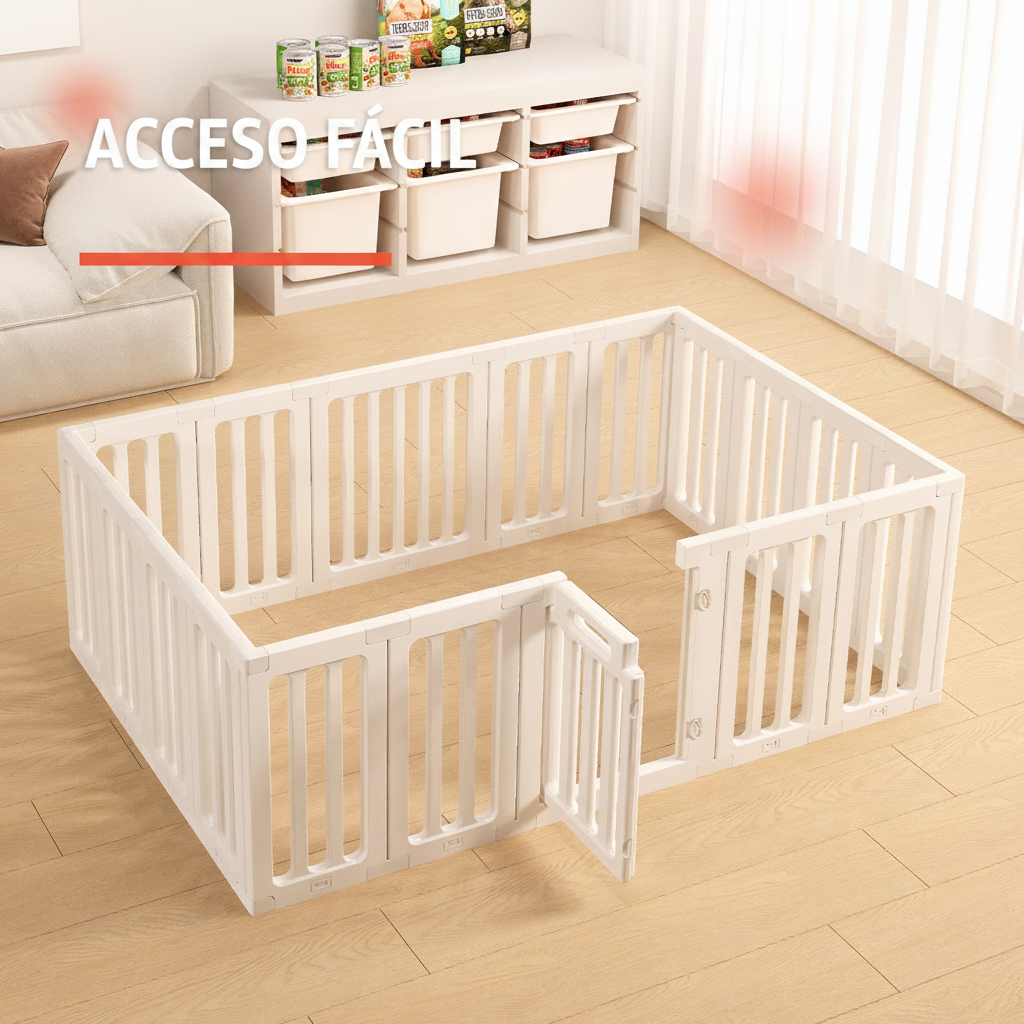 Corral para perros con puerta anti-escape HDPE - 2