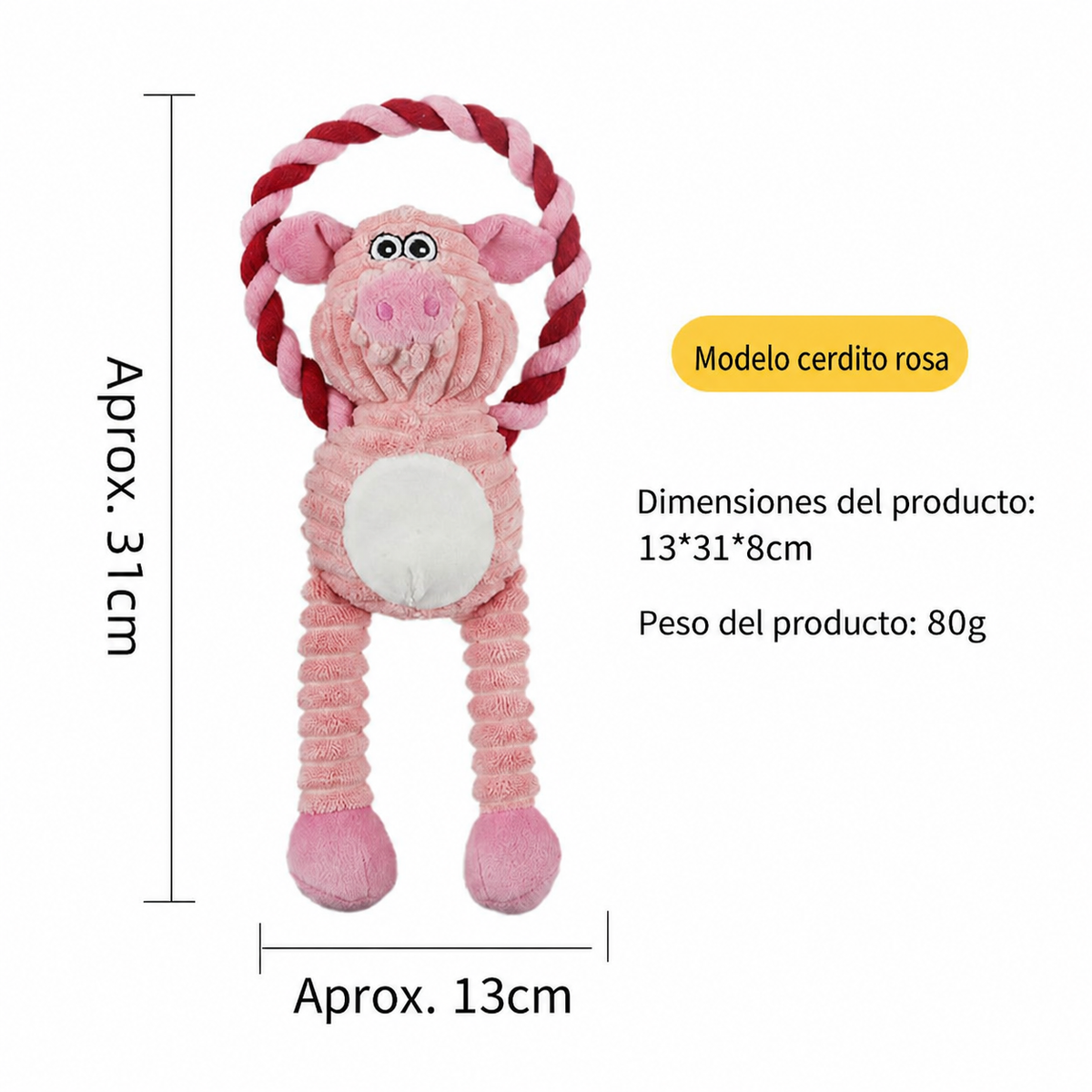 Juguete de Peluche Sonoro para Perros