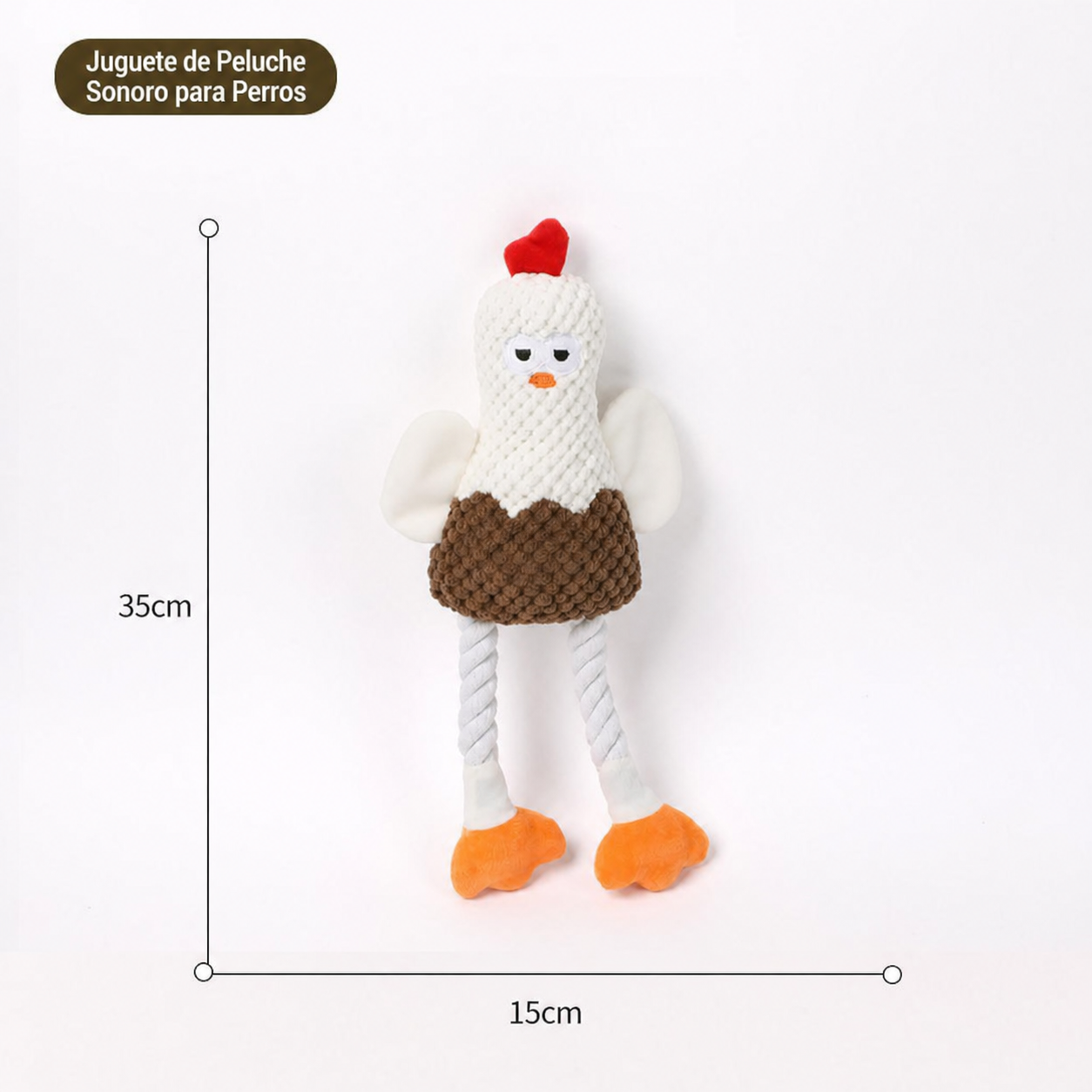 Juguete de Peluche Sonoro para Perros