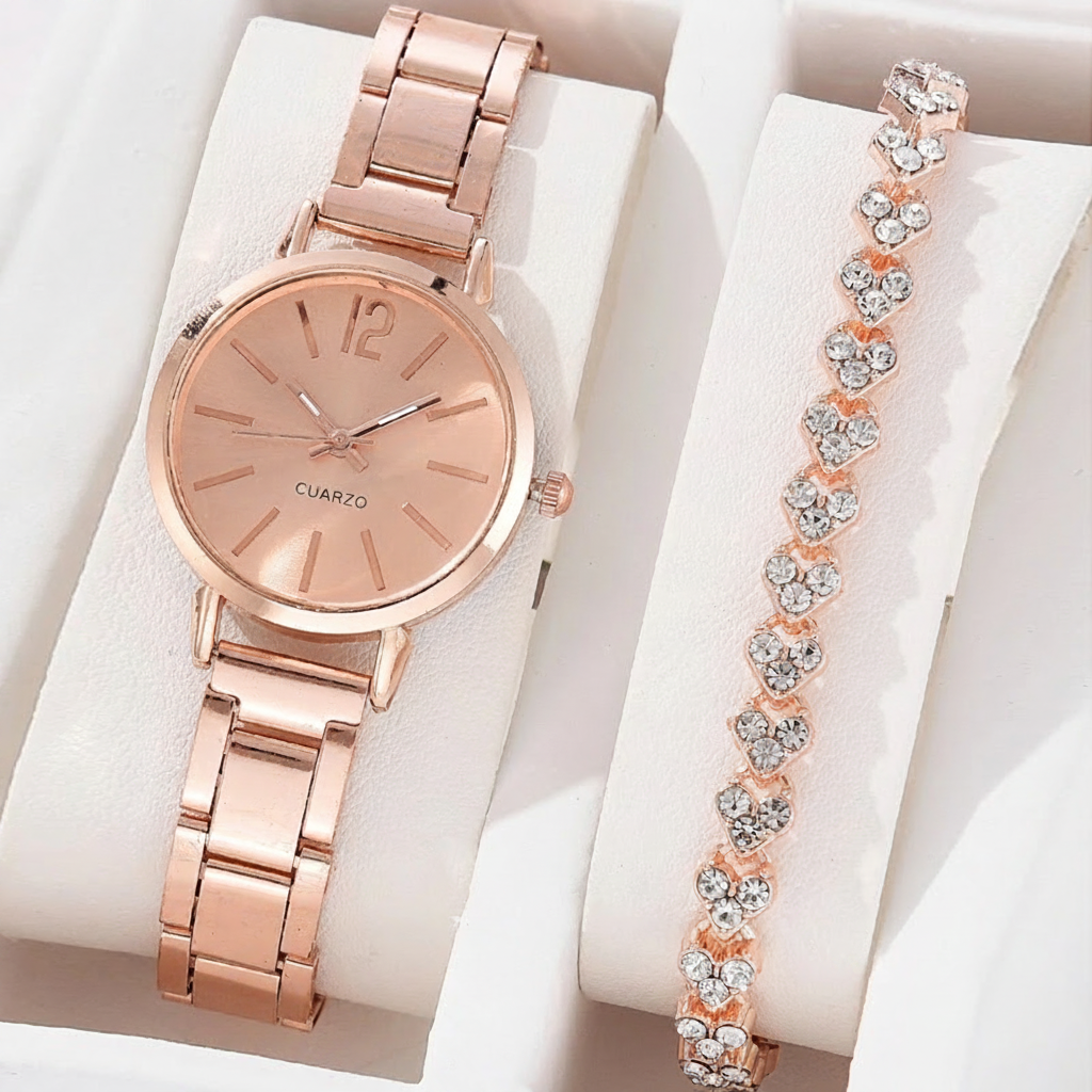 Reloj de Mujer Cuarzo con Pulsera Elegante - 10