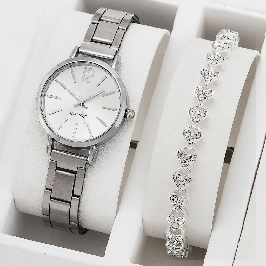 Reloj de Mujer Cuarzo con Pulsera Elegante - 2