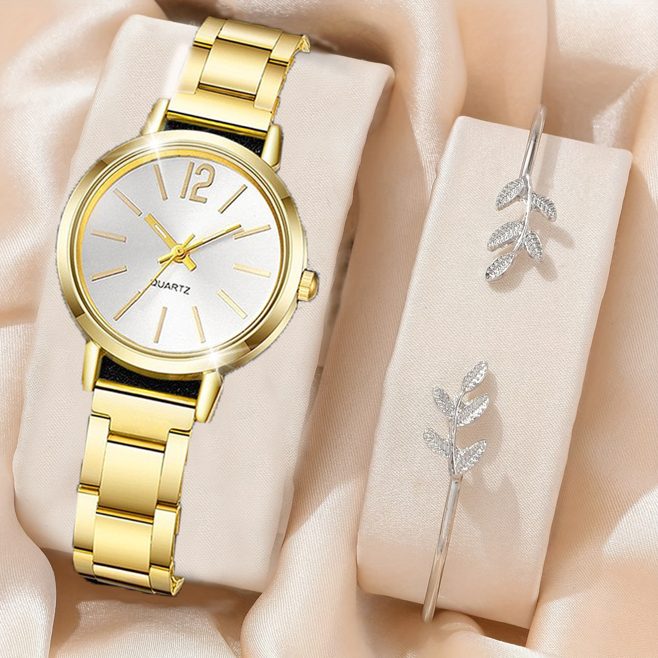 Reloj de Mujer Cuarzo con Pulsera Elegante