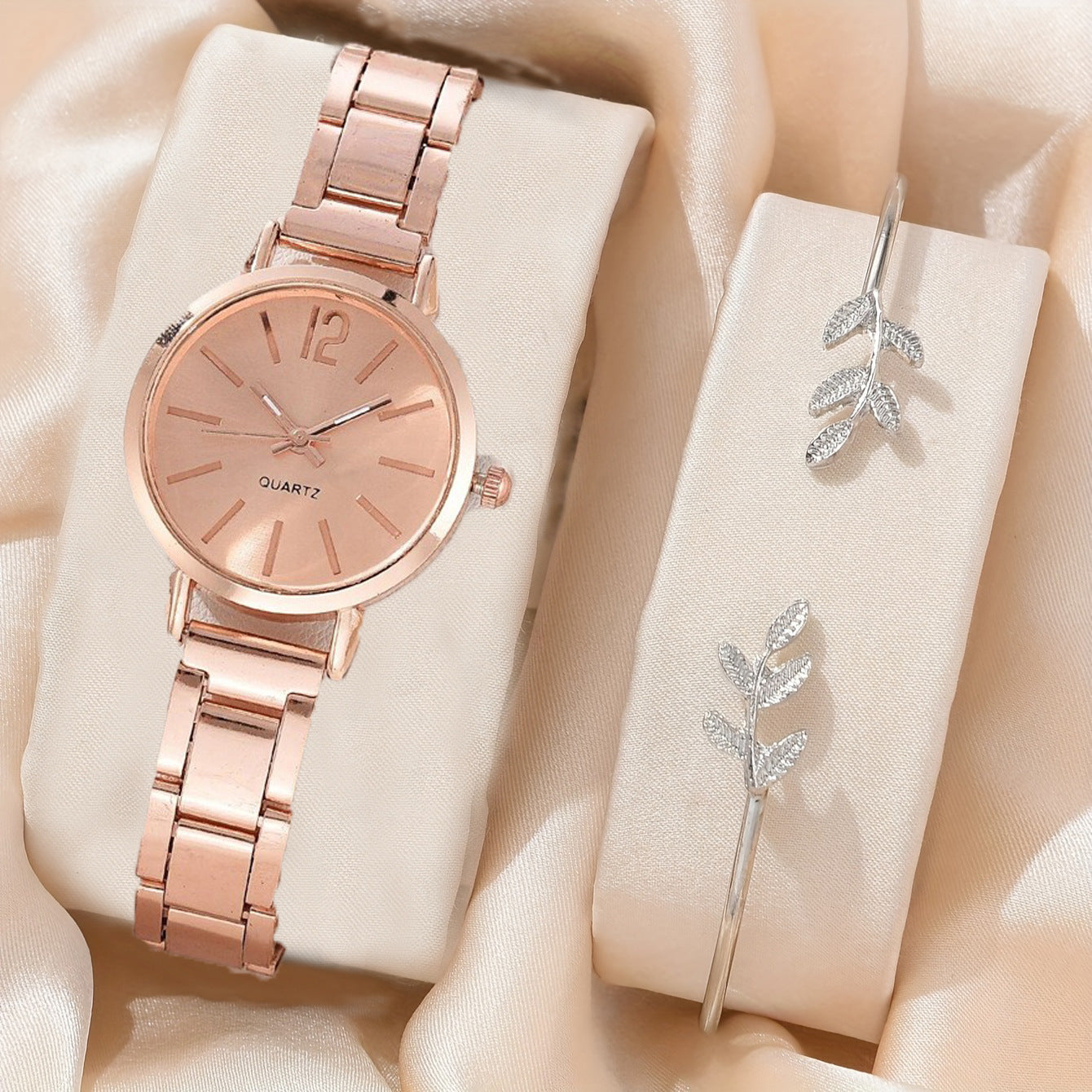 Reloj de Mujer Cuarzo con Pulsera Elegante